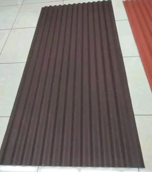 Corrugated mabati roofing sheets installed on a Kenyan home
