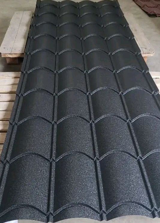Tile profile mabati roofing installed on a modern house