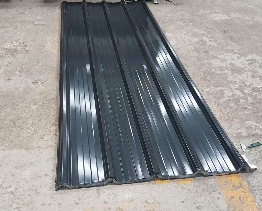 Standing seam premium mabati roofing with clean finish